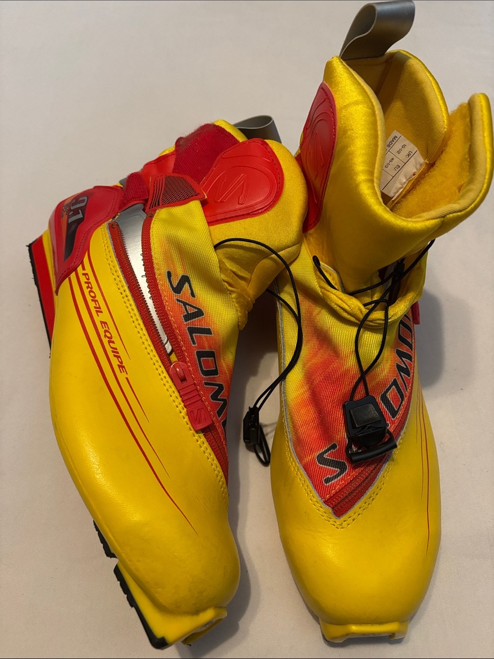 Salomon 9.1 RS ENERGYZER Cross County Ski Boots Size EU 45